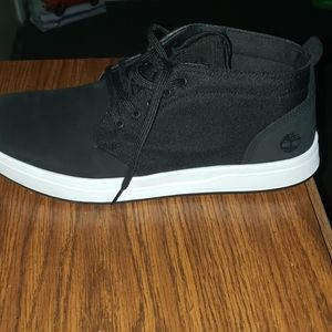 Black chukka timberlands brand new